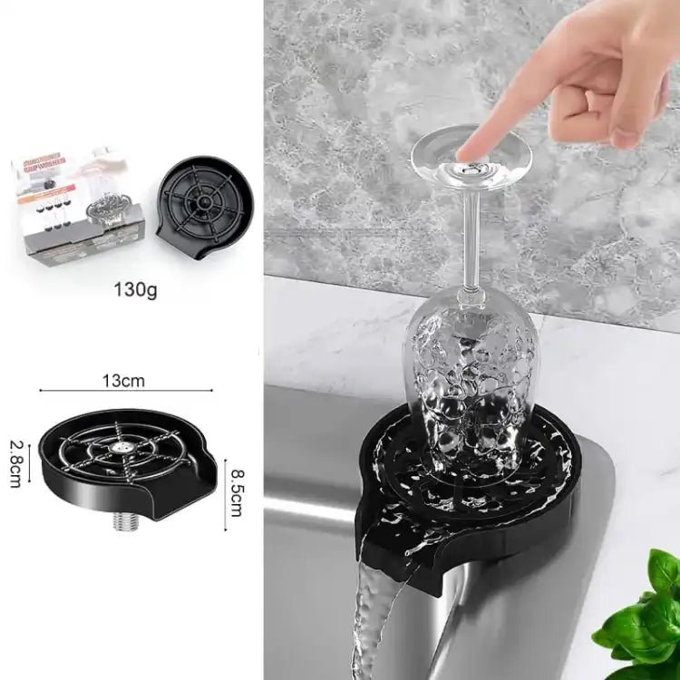 High Pressure Faucet Glass Rinser Automatic Cup Washer Bar Kitchen - Image 2