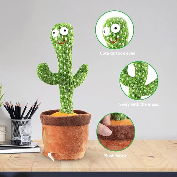 Dancing, Talking Cactus | Tree Cactus Plush Toy - Image 2