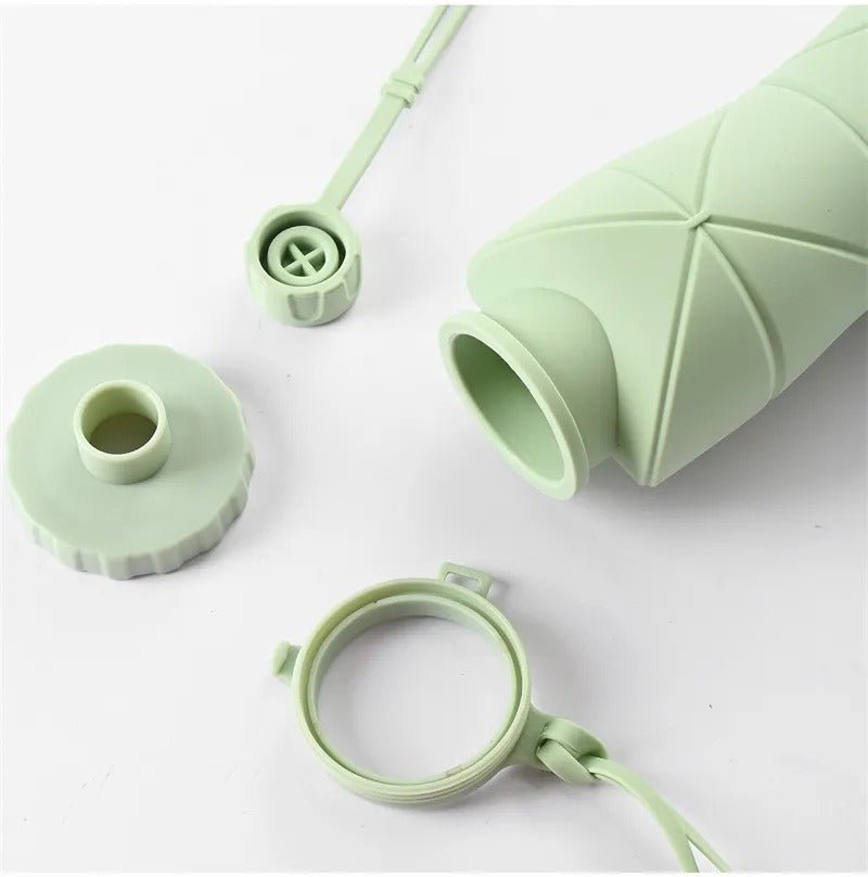 Portable Foldable Water Bottle | BPA-Free Silicone | Outdoor,school & Travel Essential - Image 2