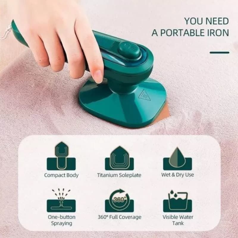 Steam Iron Powerful Performance Smooth Glide Durable Build Easy Operation Reliable Daily Use ~ Non Rotatable - Image 2