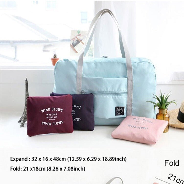 Multifunction Large Capacity Casual Folding Waterproof Luggage Storage Bags Suitcase Travel Pouch Handbag Organizer Tote Bag - Image 4