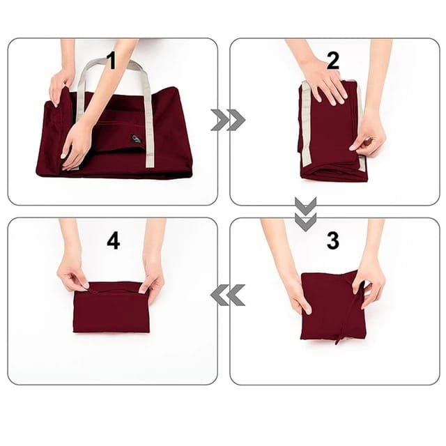 Multifunction Large Capacity Casual Folding Waterproof Luggage Storage Bags Suitcase Travel Pouch Handbag Organizer Tote Bag - Image 3