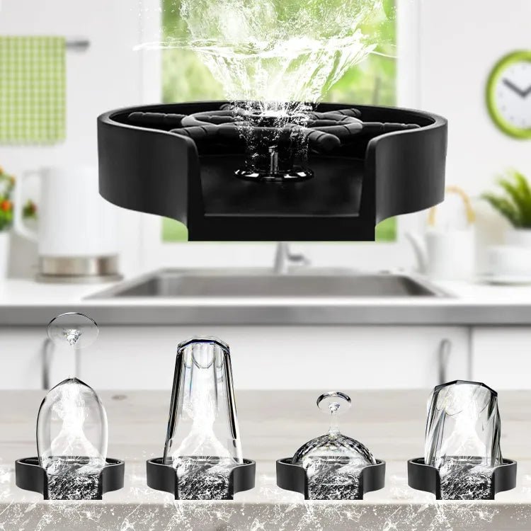 High Pressure Faucet Glass Rinser Automatic Cup Washer Bar Kitchen - Image 6
