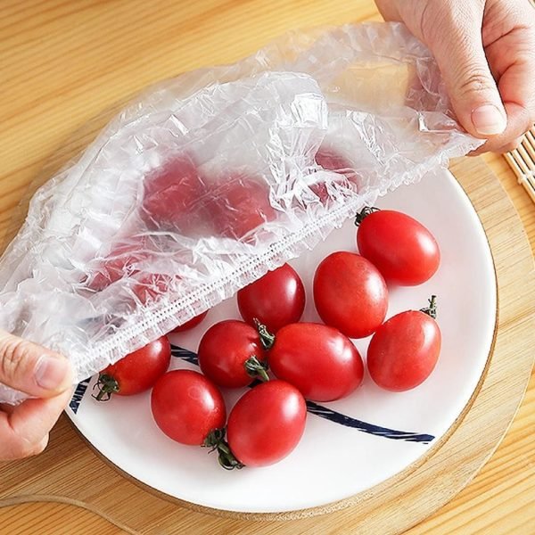 Combo Deal – 2 Pcs Metal Wire Cleaning Cloths with 1 Bear Design Food Cover Packet - Image 4