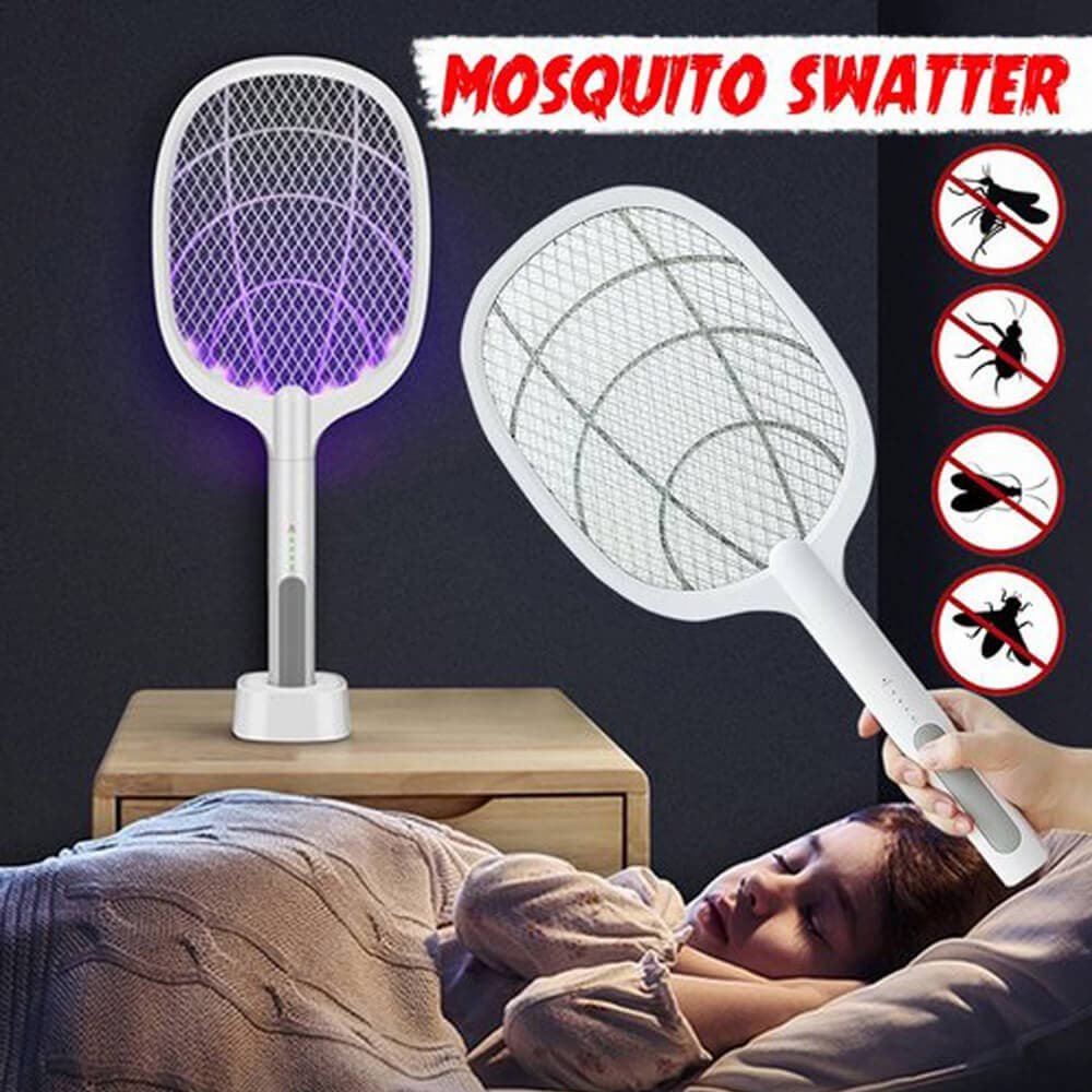 Mosquito Killer Racket Electric Handheld Mosquito Swatter - Image 3