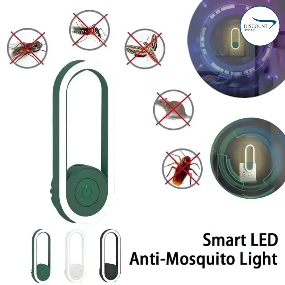 2in1 Ultrasonic Mosquito Repellent with LED Night Light | Indoor Pest Control