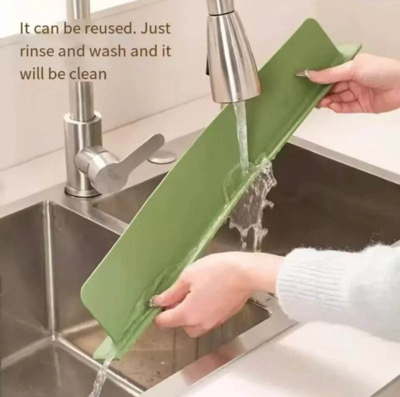 Kitchen Silicone Sink Splash Guard - Image 3