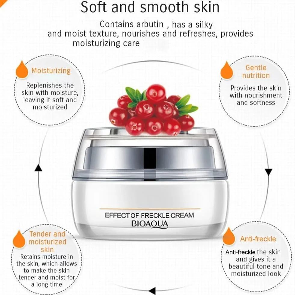 BIOAQUA Effect Anti-Freckle Cream – Brightening & Hydrating Facial Cream - Image 2