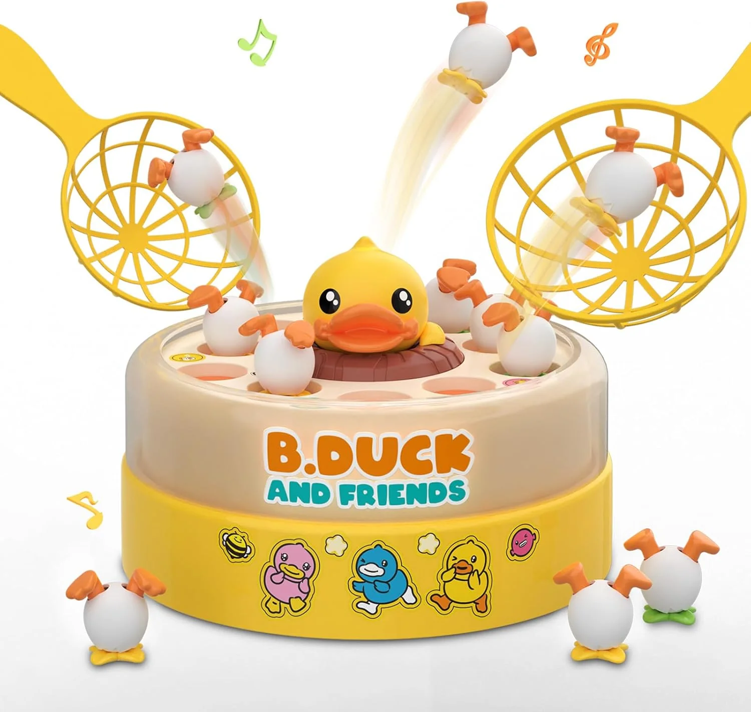 B.Duck Bounce Catch Game Board Games Fun Bounce & Catch Duck Toy