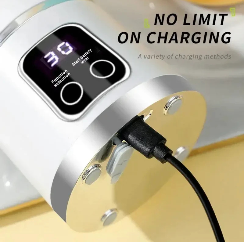 Portable Juicer with LED Screen 450 ML - Image 3