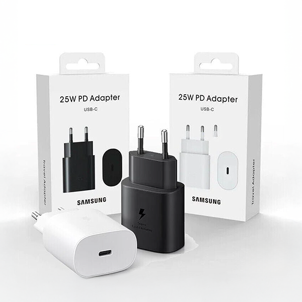 25W PD Super Fast Charger Type C Power Adapter Wall (Available in Black or White)