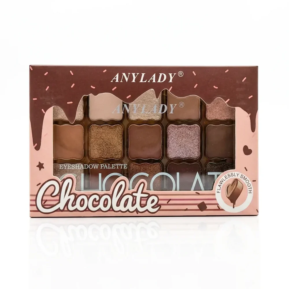 Anylady Chocolate Eyeshadow Palette 15 Shades - Image 2