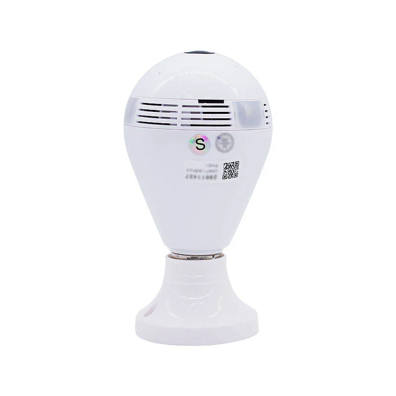 Smart WiFi CCTV Bulb Camera V380 | 360° Full View | Two-Way Audio | Wireless Home Security - Image 3