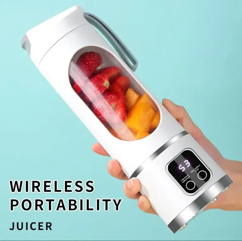 Portable Juicer with LED Screen 450 ML