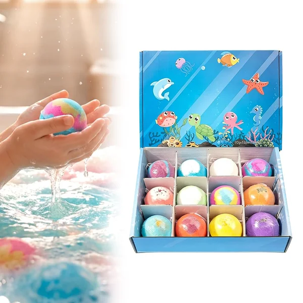 Kids Surprise Bath Bomb – Colorful Bath Bomb with Hidden Toy Surprise