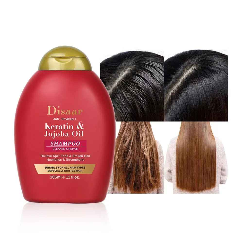 Disaar Keratin & Jojoba Oil Shampoo 385ml – Repair & Strengthen Brittle Hair - Image 2