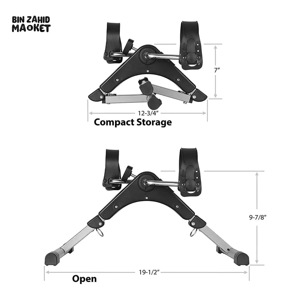 Portable Mini Cycle Pedal Exerciser with Digital Display & Adjustable Resistance - Image 3