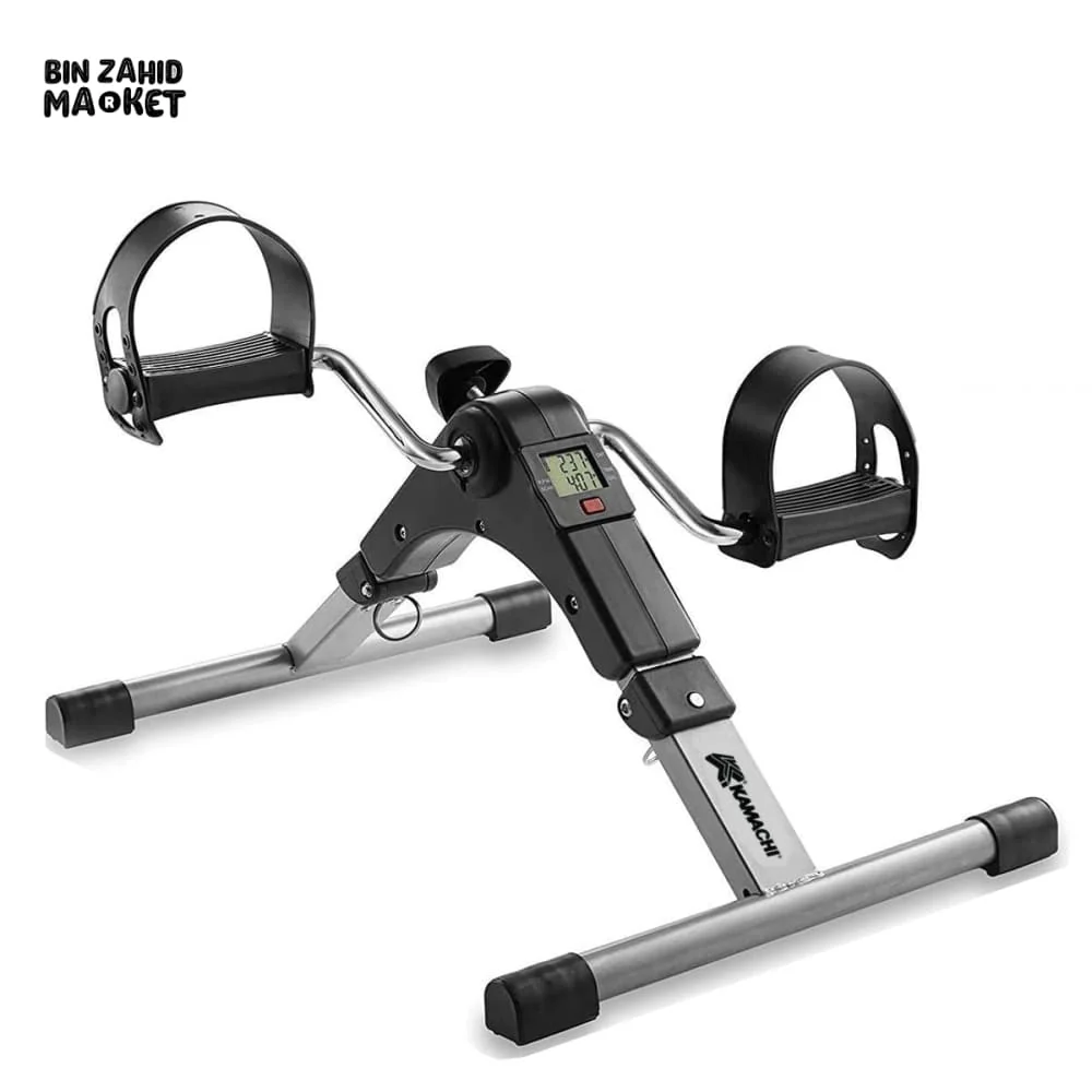 Portable Mini Cycle Pedal Exerciser with Digital Display & Adjustable Resistance