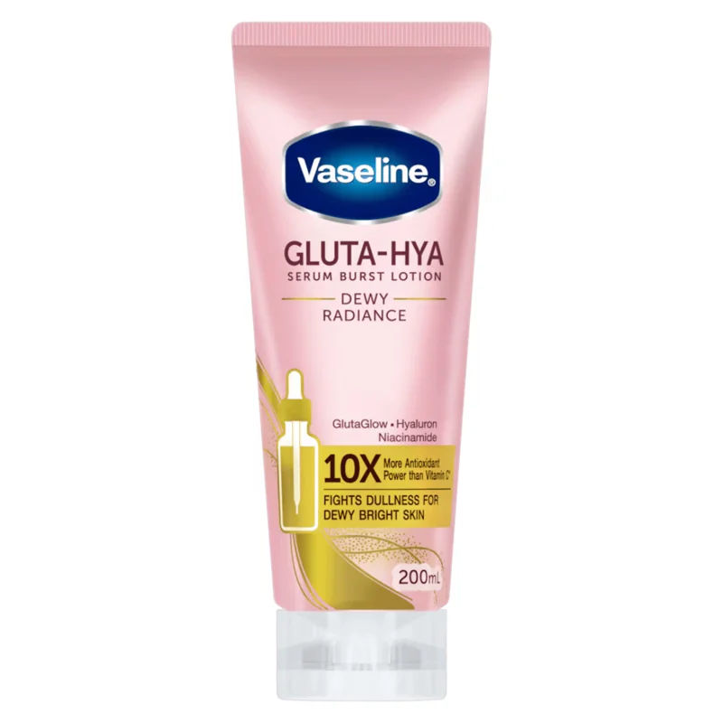 Vaseline Gluta-Hya Serum Burst Lotion Dewy Radiance 200 ML – Made in indonesia