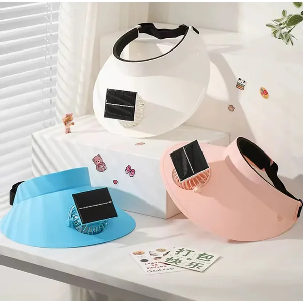 Solar Cooling Fan Cap,Rechargeable Portable Sun Hat
